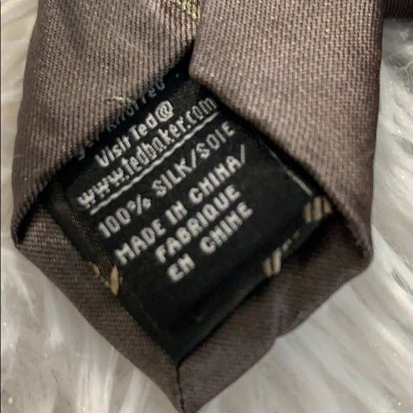 Ted Baker London Dark Grey Tie - Picture 4 of 4
